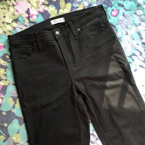 Black Madewell Tall High Rise Skinny Jeans